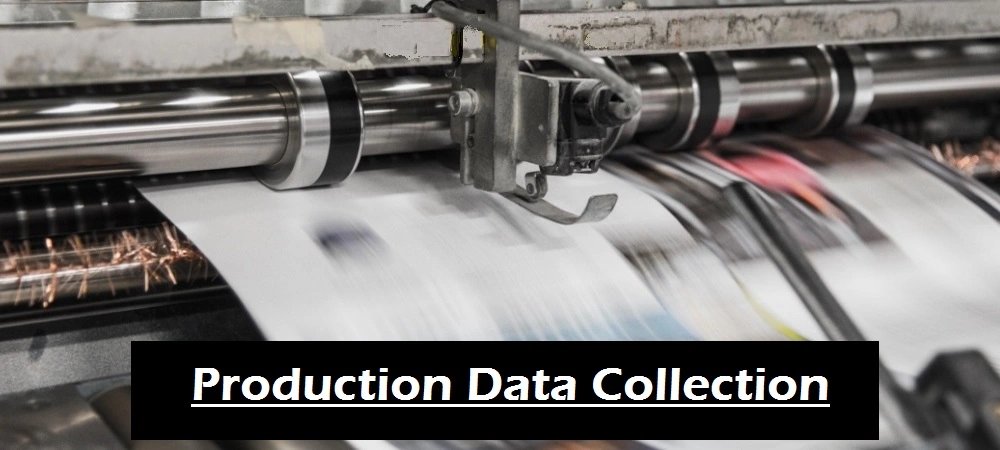 pressroom production application captures production actuals for estimate vs actuals analysis